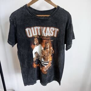 OutKast Ms. Jackson T Shirt Size Large Rap Hip hop Black Tee 90s